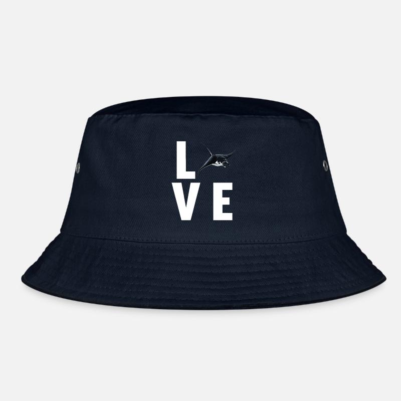 Rochen Mantarochen Bucket Hat