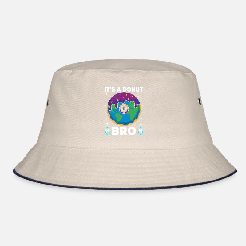 Donut Earth Bro Flat Earth Flatearth Schwurbel Bucket Hat