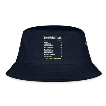 Sternzeichen Skorpion - Bucket Hat - Navy - Vorne