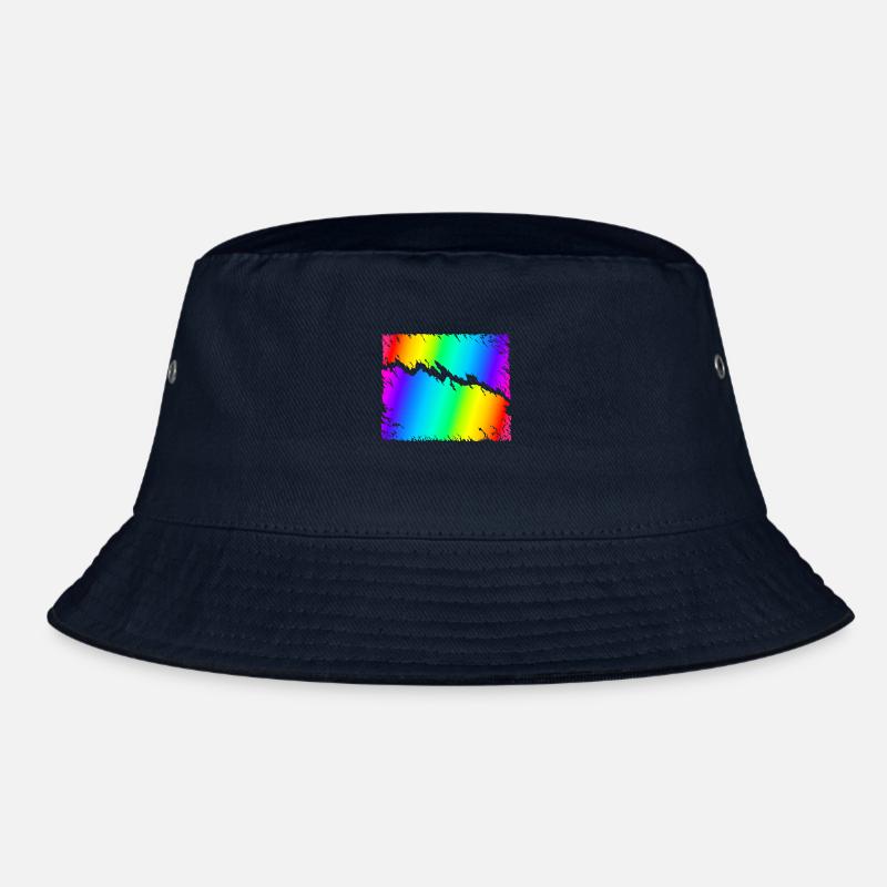 bunter Regenbogen Bucket Hat