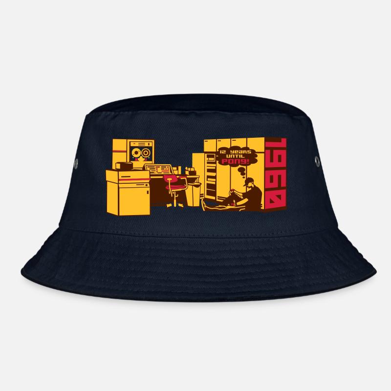 pong1960 - Bucket Hat - Navy