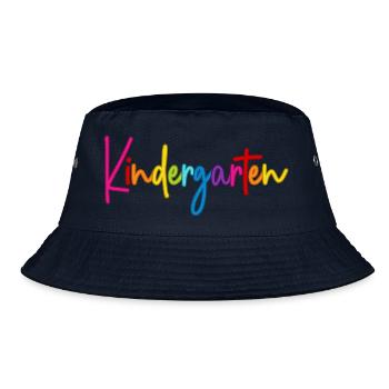 Kindergarten - Bucket Hat - Navy - Vorne