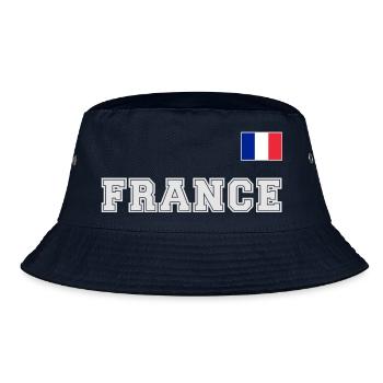 Look maillot de la France - FRANCE avec drapeau - Bob - marine - Devant