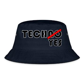 TechNO?YES! - Bucket Hat - Navy - Vorne
