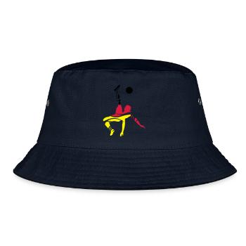Germany soccer male de - Bucket Hat - Navy - Vorne