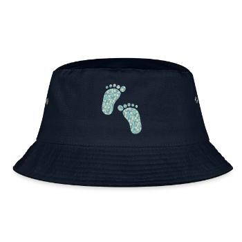 pieds liberty turquoise - Bob - marine - Devant
