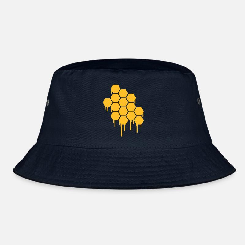 Honeycombs Pattern Bucket Hat