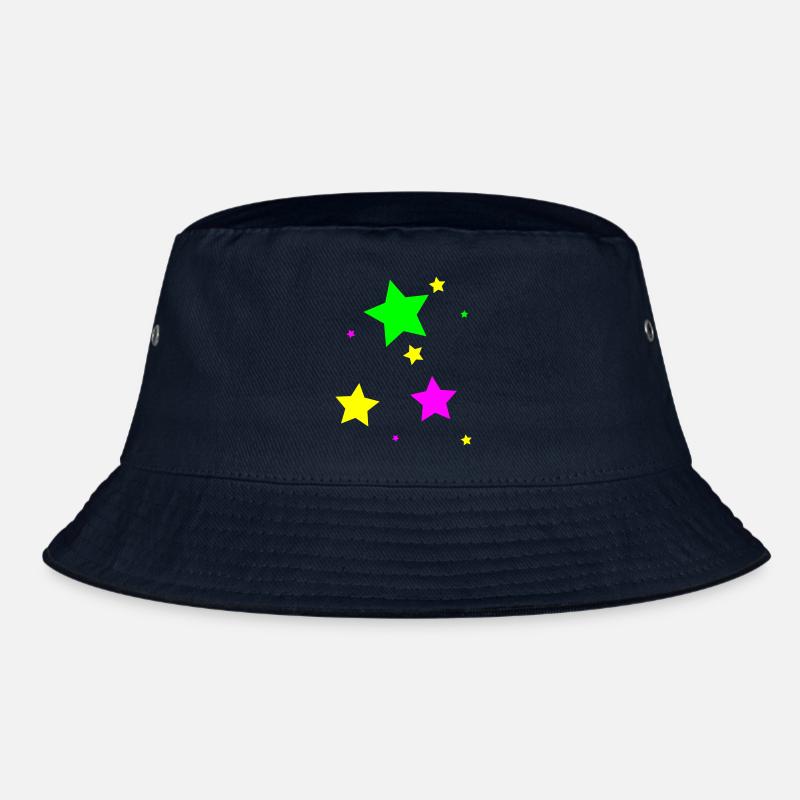 Bunte Sterne Bucket Hat