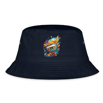 MIXTAPE II - Bucket Hat - Navy - Vorne