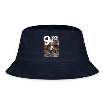 Canal Code Capuche sur pilotis Deep Khlong Streetwear - Bob - marine - Devant