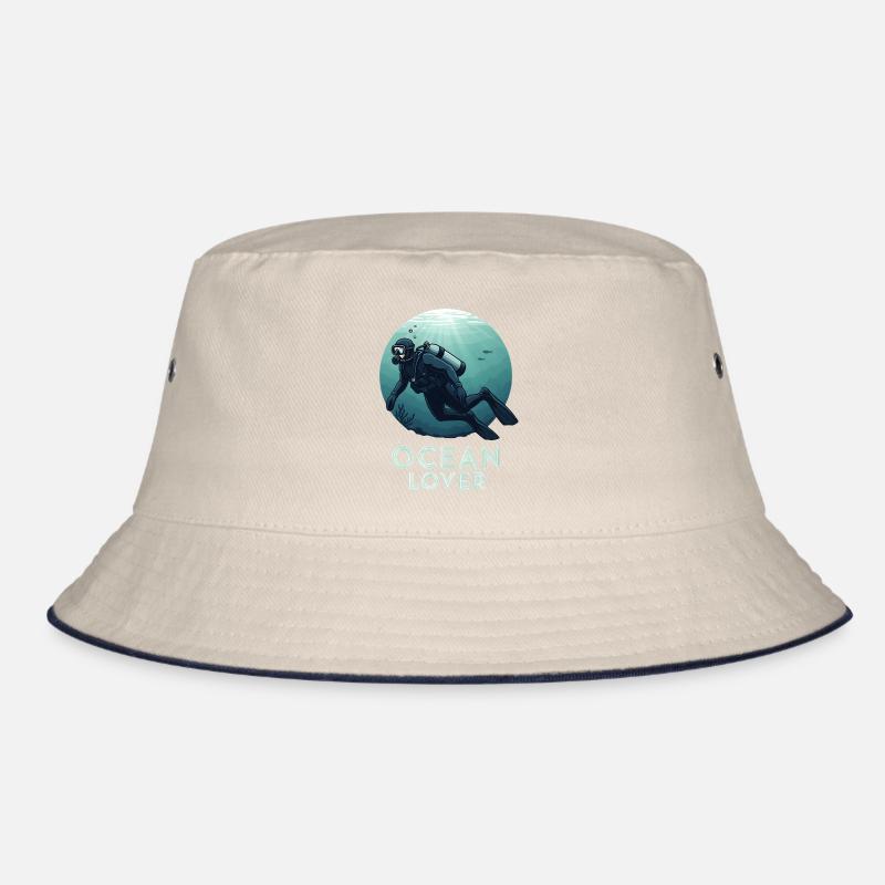 Ocean Lover Taucher Bucket Hat