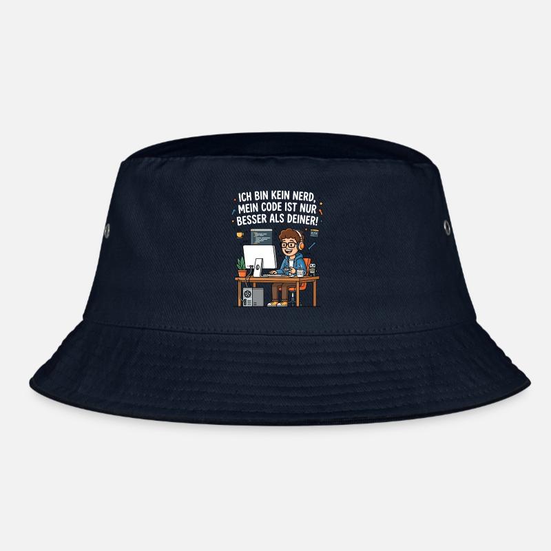 Coder Humor Programmierer Spruch Bucket Hat
