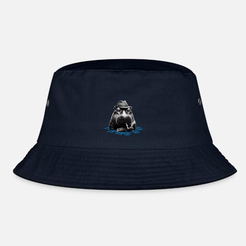 Nilpferd-Pfeife 🦛 Bucket Hat