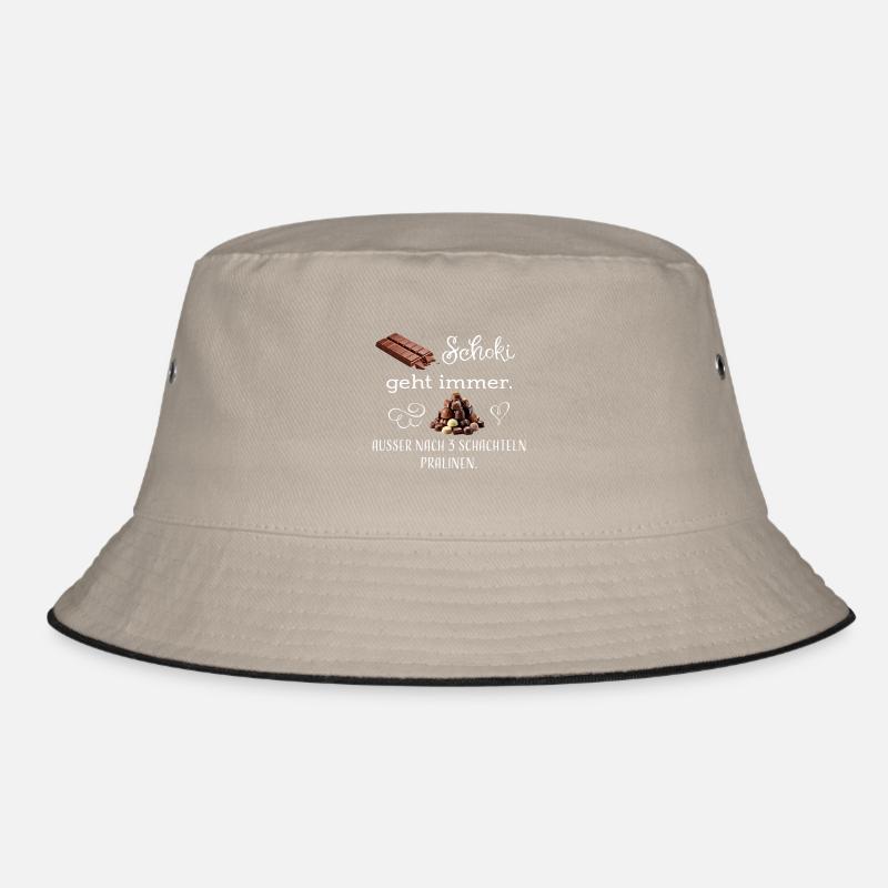 Schoki Pralinen ws Bucket Hat