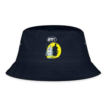 WTF spray flex - Bucket Hat - navy - Front