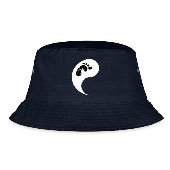 Weiße Baby Hälfte - Bucket Hat - Navy - Vorne
