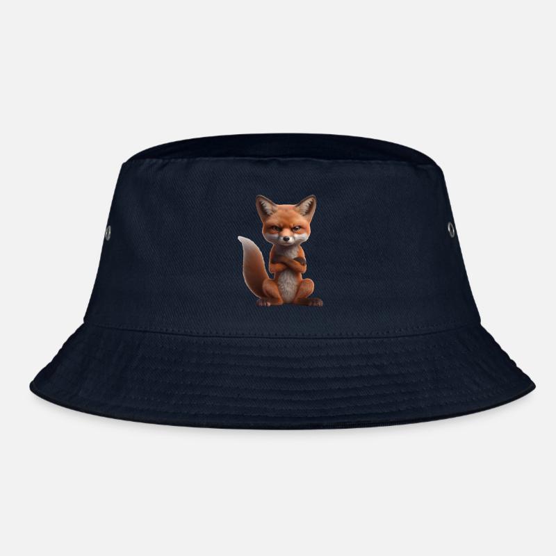 Fuchs grimmig 2 Bucket Hat
