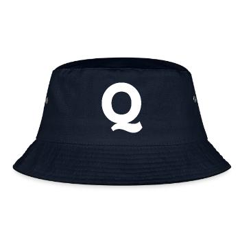 Q - Bucket Hat - navy - Front