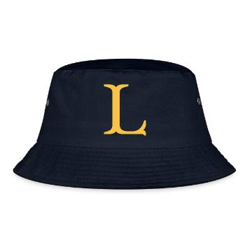 L - Bucket Hat - navy - Front