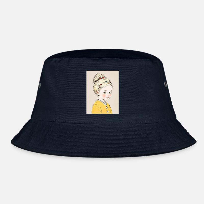 Innocence in Bloom - Bucket Hat - navy