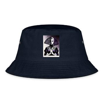 Lace & Lies - Bucket Hat - navy - Front