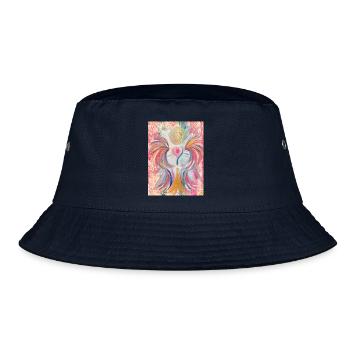 Herzengel Energiebefreiung - Bucket Hat - Navy - Vorne