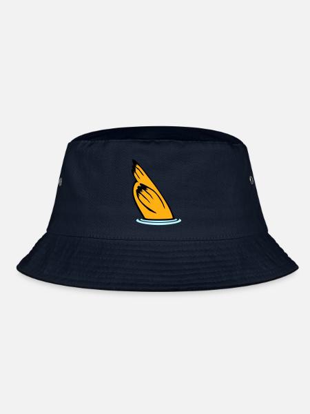 Duck head in the water, tail in the air - Bucket Hat - navy - Front