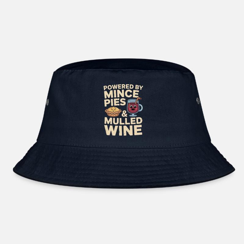 Powered by Mince Pies & Mulled Wine Bucket Hat
