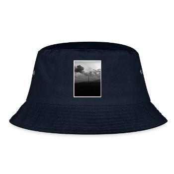 ALLEIN STEHEND. - Bucket Hat - Navy - Vorne