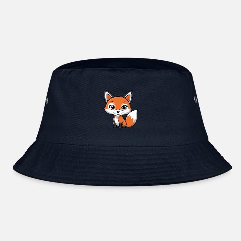 Süßer Fuchs - Niedlich orange mit großen Augen Bucket Hat