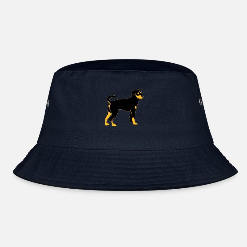 pinscher hund - Bucket Hat - Navy