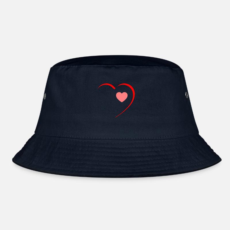 Habe ein großes Herz Bucket Hat