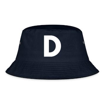 D - Bucket Hat - Navy - Vorne