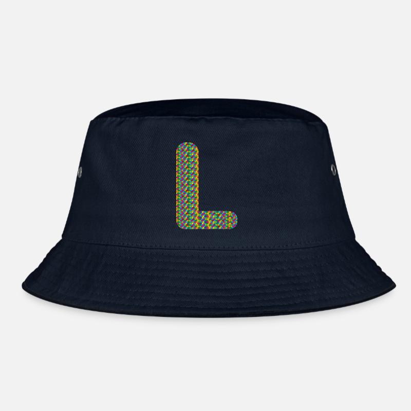 Buntes Herz L Design – Einzigartig & Stylisch! Bucket Hat