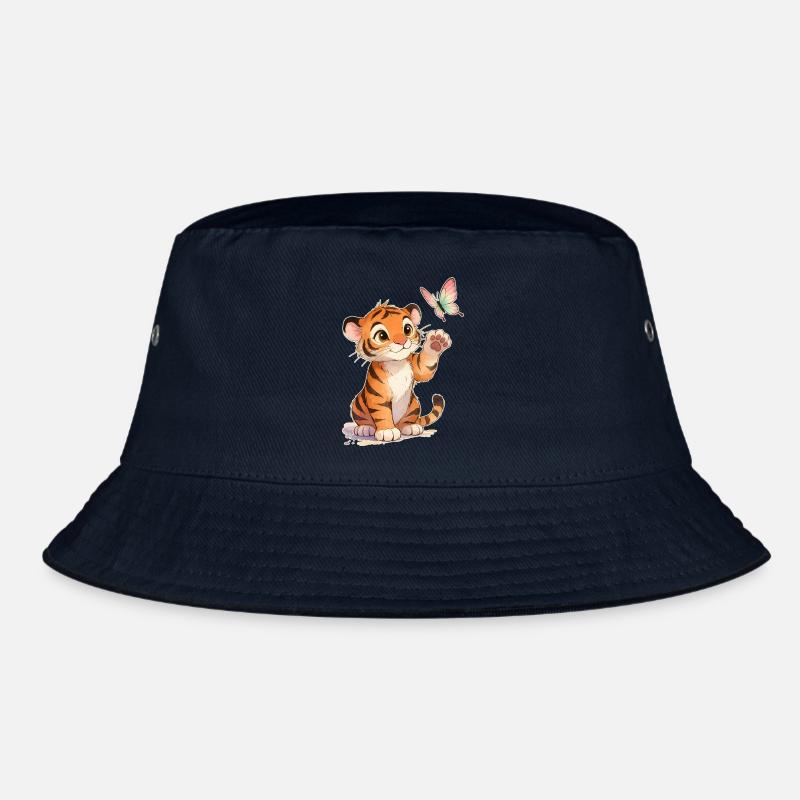 Kawaii Tiger avec papillon 🐯🦋 – Conception du tender Bob