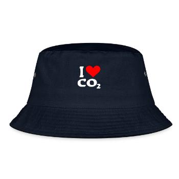 i love co2 - Bucket Hat - Navy - Vorne