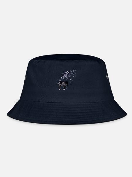 PLUX Tapir - Bucket Hat - Navy - Vorne