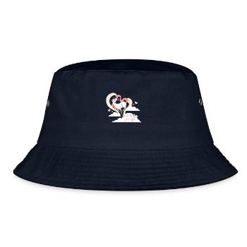 rainbow your life - Bucket Hat - navy - Front