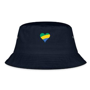 Gabun Herz - Bucket Hat - Navy - Vorne