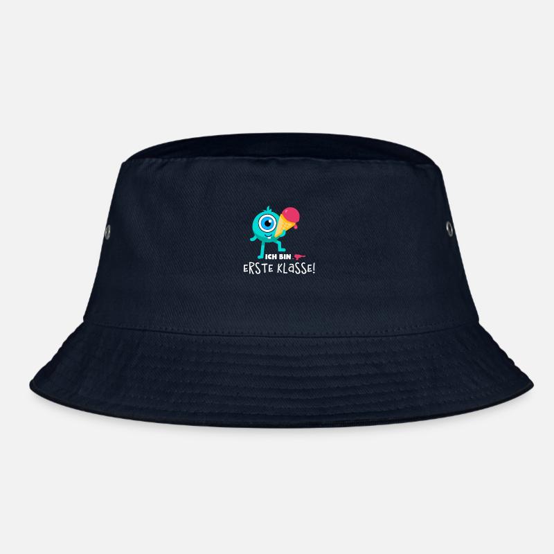 Schulstart Monster Erdbeer Bucket Hat