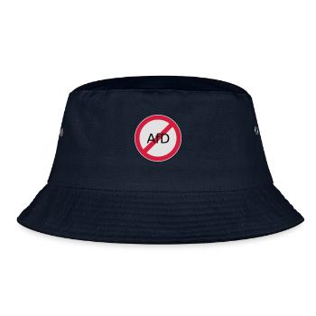 Stop Afd - Bucket Hat - Navy - Vorne