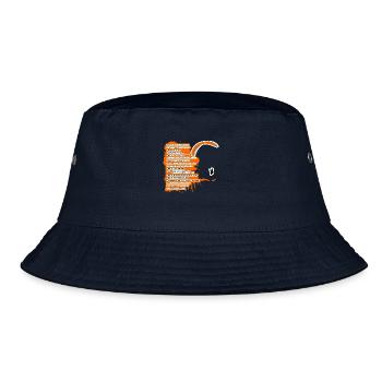 Gleitschirm FAQ - Bucket Hat - Navy - Vorne