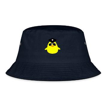 cool cop chick - Bucket Hat - Navy - Vorne