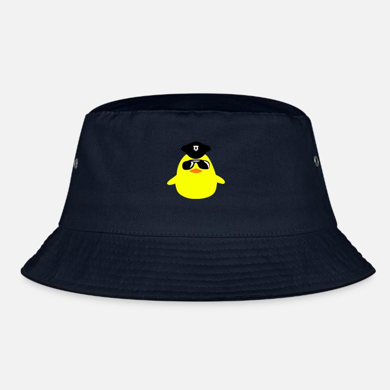 cool cop chick - Bucket Hat - Navy