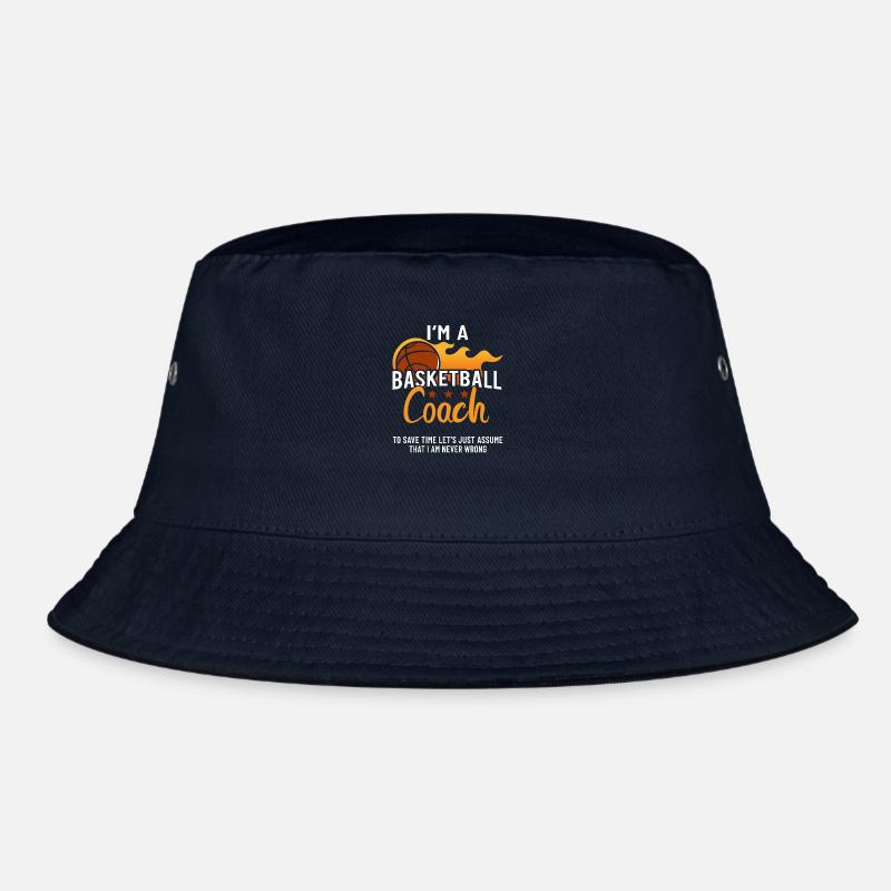 Basketball Coach Bucket Hat