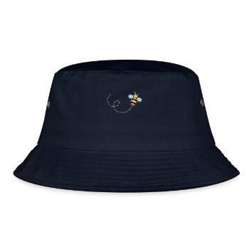 Bee Bee Beekeeper Honey Bee - Bucket Hat - navy - Front