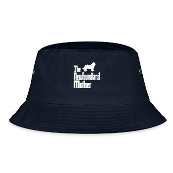 Newfoundland dog dogs mum miss - Bucket Hat - navy - Front