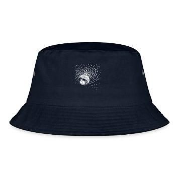 disco ball - Bucket Hat - navy - Front