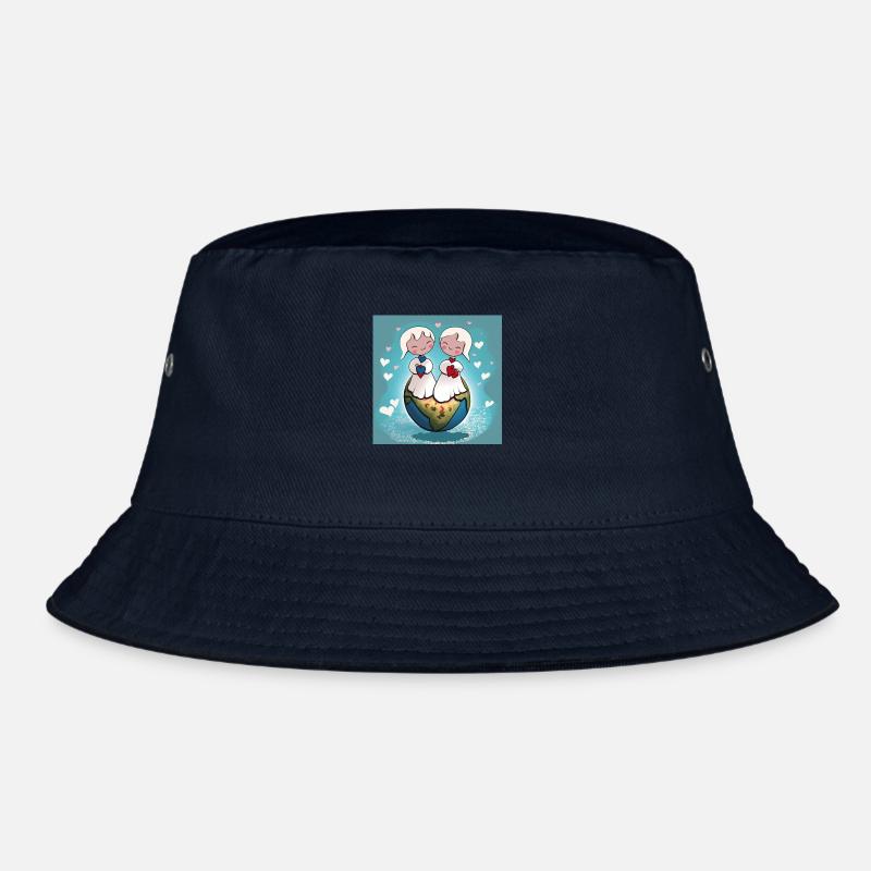 Angels - Bucket Hat - navy