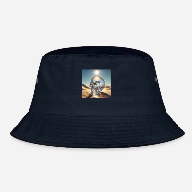 Crystal skull - Bucket Hat - navy